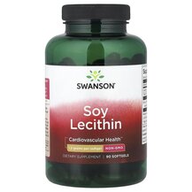 Лецитин Soy Lecithin 1.2 g Swanson 90 капсул
