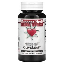 Оливкове листя Olive Leaf Kroeger Herb 100 капсул