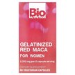 Фото товару Gelatinized Red Maca For Women 1000 mg Фото товару Bio Nutrition, Gelatinized Red Maca For Women 1000 mg, Мака, 60 к
