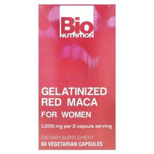 Мака Gelatinized Red Maca For Women 1000 mg Bio Nutrition