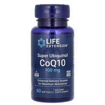 Убіхінол 100 мг Super Ubiquinol CoQ10 Life Extension Убіхінол 100 мг Super Ubiquinol CoQ10 Life Extension