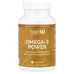 Фото товару BrainMD, Omega-3 Power, Омега 3, 60 капсул