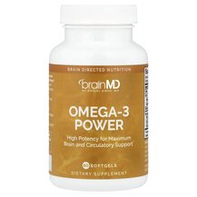 Омега 3 Omega-3 Power BrainMD 60 капсул Омега 3 Omega-3 Power BrainMD 60 капсул