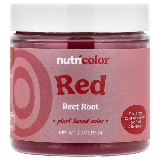 Основное фото товара Nutricost, Красная свекла, Nutricolor Red Beet Root, 75 г