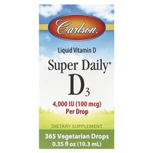 Super Daily D3 Витамин D3 Carlson 10.3 мл