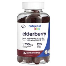 Чорна Бузина Kids Elderberry Ages 4+ 1750 mg Nutricost Чорна Бузина Kids Elderberry Ages 4+ 1750 mg Nutricost