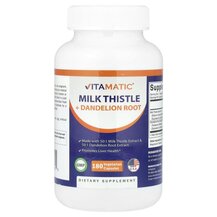 Milk Thistle + Dandelion Root Расторопша Vitamatic