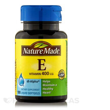 Vitamin E 400 IU Витамин E Токоферолы Nature Made Vitamin E 400 IU Витамин E Токоферолы Nature Made