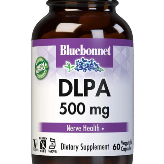 Основное фото товара DLPA Основное фото товара Bluebonnet Nutrition, L-Фенилаланин, DLPA, 60 капсул