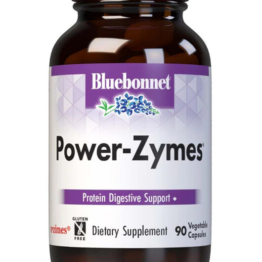 Основне фото товару Power-Zymes Основне фото товару Bluebonnet Nutrition, Power-Zymes, Ферменти, 90 капсул