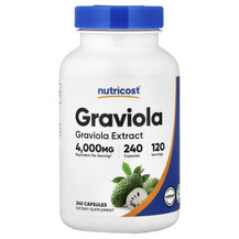 Гравіола Graviola Nutricost 240 капсул