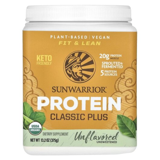 Основне фото товару Classic Plus Protein Organic Plant Based Natural 13, Протеїн, 375