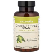 Green Coffee Bean Extract Кофеин Naturewise 60 капсул Green Coffee Bean Extract Кофеин Naturewise 60 капсул