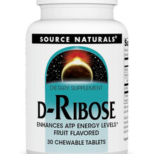 D-Ribose D-рибоза Source Naturals 30 таблеток