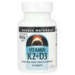 Фото товару Vitamin K2+D3 Фото товару Source Naturals, Vitamin K2+D3, Вітамін K2, 30 таблеток