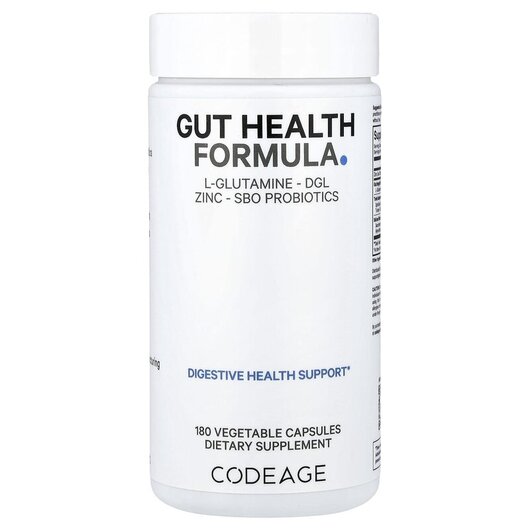 Основное фото товара CodeAge, Поддержка кишечника, Digestion Gut Health Formula, 180 к