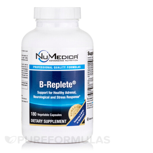 Основное фото товара NuMedica, B-комплекс, B-Replete, 180 капсул
