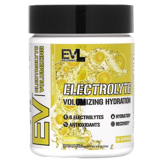 Основное фото товара Electrolyte Volumizing Hydration Lemonade Основное фото товара Электролиты, Electrolyte Volumizing Hydration Lemonade, 111 г