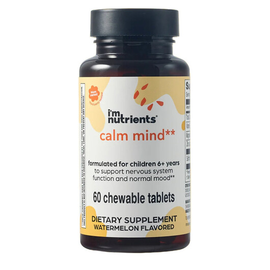Основне фото товару Children's Calm Mind Watermelon Flavor Основне фото товару Children's Calm Mind Watermelon Flavor, Підтримка стресу, 60