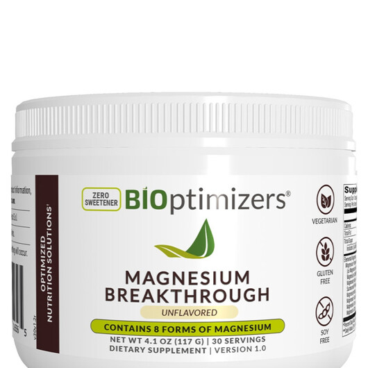 Основне фото товару Magnesium Breakthrough Powder Drink Unflavored Основне фото товару Magnesium Breakthrough Powder Drink Unflavored, Магній, 4.1 oz