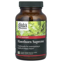 Hawthorn Supreme Боярышник Gaia Herbs 120 капсул Hawthorn Supreme Боярышник Gaia Herbs 120 капсул