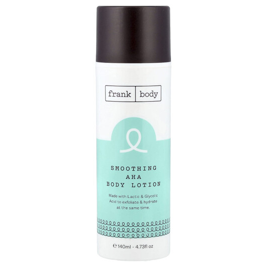 Основне фото товару Smoothing AHA Body Lotion Основне фото товару frank body, Smoothing AHA Body Lotion, Лосьон для тіла, 140 мл