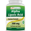 Фото товару Best Naturals, Alpha Lipoic Acid, Альфа-ліпоєва кислота, 120 капс