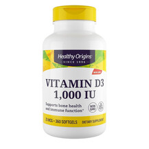 Вітамін D3 Vitamin D3 Healthy Origins 360 капсул