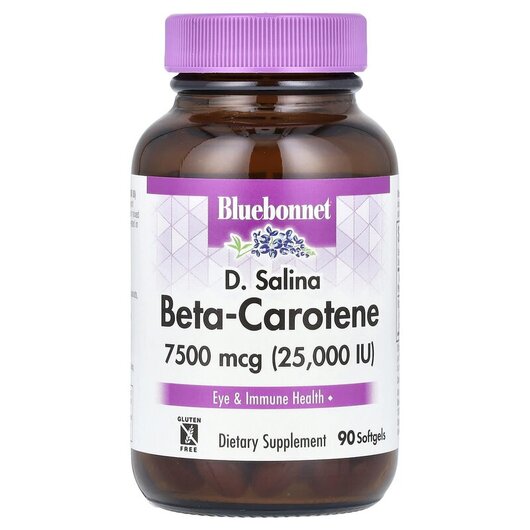 Основне фото товару Beta-Carotene 7500 mcg 25000 IU Основне фото товару Beta-Carotene 7500 mcg 25000 IU, Бета-каротин, 90 капсул