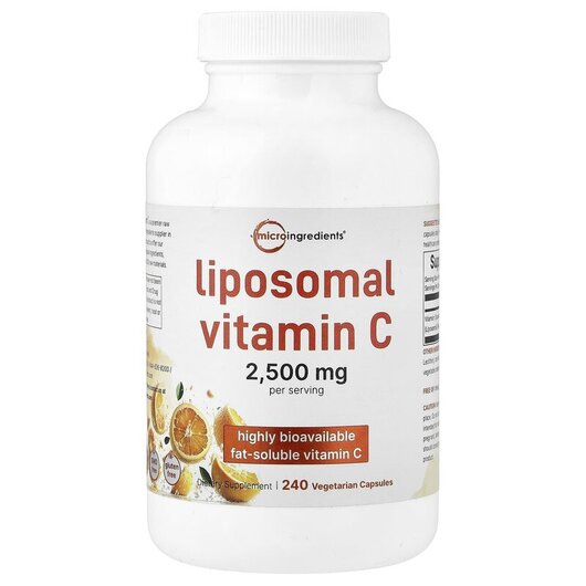 Основное фото товара Витамин C Липосомальный, Liposomal Vitamin C, 240 капсул