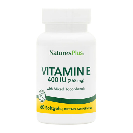 Основное фото товара Vitamin E Основное фото товара Natures Plus, Витамин E Токоферолы, Vitamin E, 400 IU