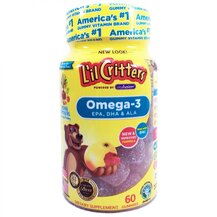 Омега 3 Omega-3 Raspberry-Lemondade Flavors L'il Critters