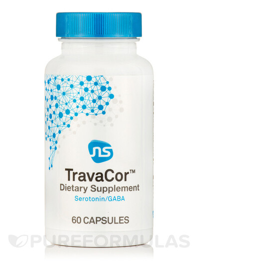 Основне фото товару NeuroScience, TravaCor, Підтримка мозку, 60 капсул