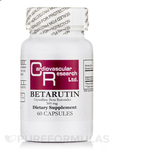 Основное фото товара Ecological Formulas, Рутин, Betarutin, 60 капсул