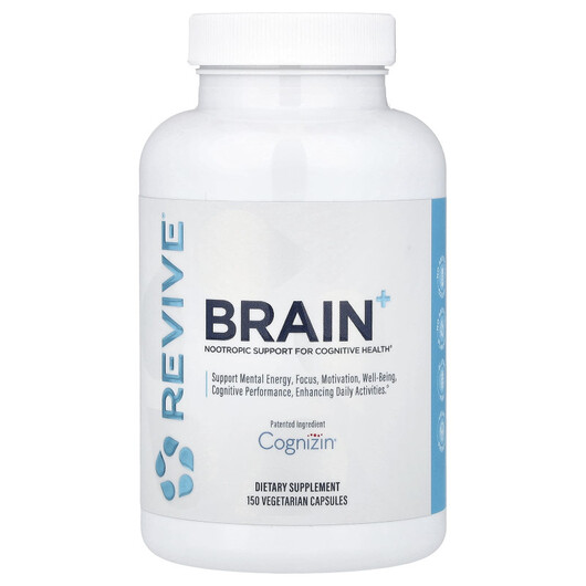 Основне фото товару Revive, Brain+, Підтримка мозку, 150 капсул