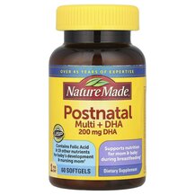 ДГК Postnatal Multi + DHA Nature Made 60 капсул ДГК Postnatal Multi + DHA Nature Made 60 капсул