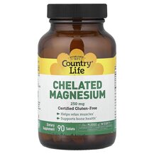 Chelated Magnesium 250 mg Магний Хелатный Country Life
