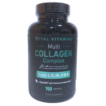 Multi Collagen Complex Коллаген Vital Vitamins 150 капсул Multi Collagen Complex Коллаген Vital Vitamins 150 капсул