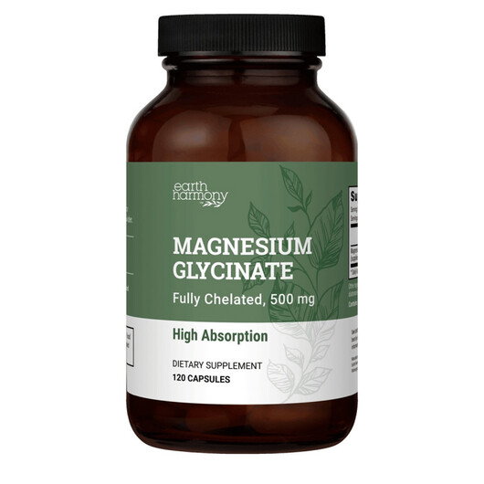 Основное фото товара Magnesium Glycinate Основное фото товара Earth Harmony, Магний Глицинат, Magnesium Glycinate, 120 капсул