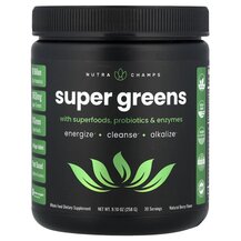 Суперфуд Super Greens Natural Berry NutraChamps 258 г Суперфуд Super Greens Natural Berry NutraChamps 258 г