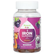 Залізо Kids Iron Gummies with Vitamin C Grape Phytoral