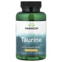 L-Таурин Taurine 500 mg Swanson 100 капсул