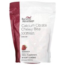 Calcium Citrate Chewy Bite Sugar-Free Strawberry Кальция