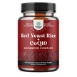 Фото товару Red Yeast Rice + CoQ10 Фото товару Red Yeast Rice + CoQ10, Червоний дріжджовий рис, 120 капсул