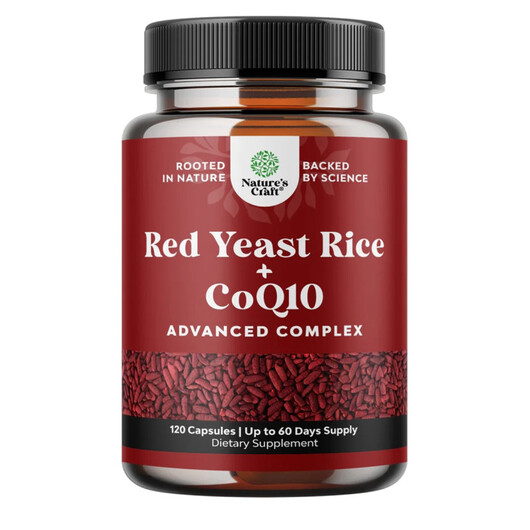 Основне фото товару Red Yeast Rice + CoQ10 Основне фото товару Red Yeast Rice + CoQ10, Червоний дріжджовий рис, 120 капсул