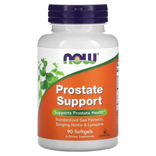 Основное фото товара Prostate Support Основное фото товара NOW Foods, Поддержка простаты, Prostate Support, 90 капсул