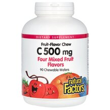 Chew C 500 mg Four Mixed Fruit Витамин C Жевательный