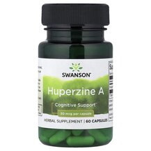 Huperzine A 50 mcg Гуперзин А Swanson 60 капсул