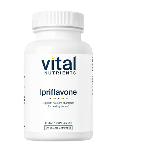 Основне фото товару Ipriflavone 300 mg Основне фото товару Vital Nutrients, Ipriflavone 300 mg, Іпріфлавон, 90 капсул