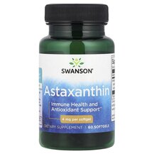 Astaxanthin Астаксантин 4 мг Swanson 60 капсул Astaxanthin Астаксантин 4 мг Swanson 60 капсул